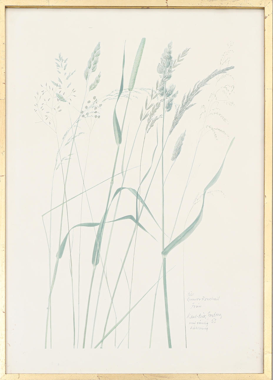 KARL-ERIK FORSBERG. Lithograph, "Midsummergrass “, signed, dated -53.