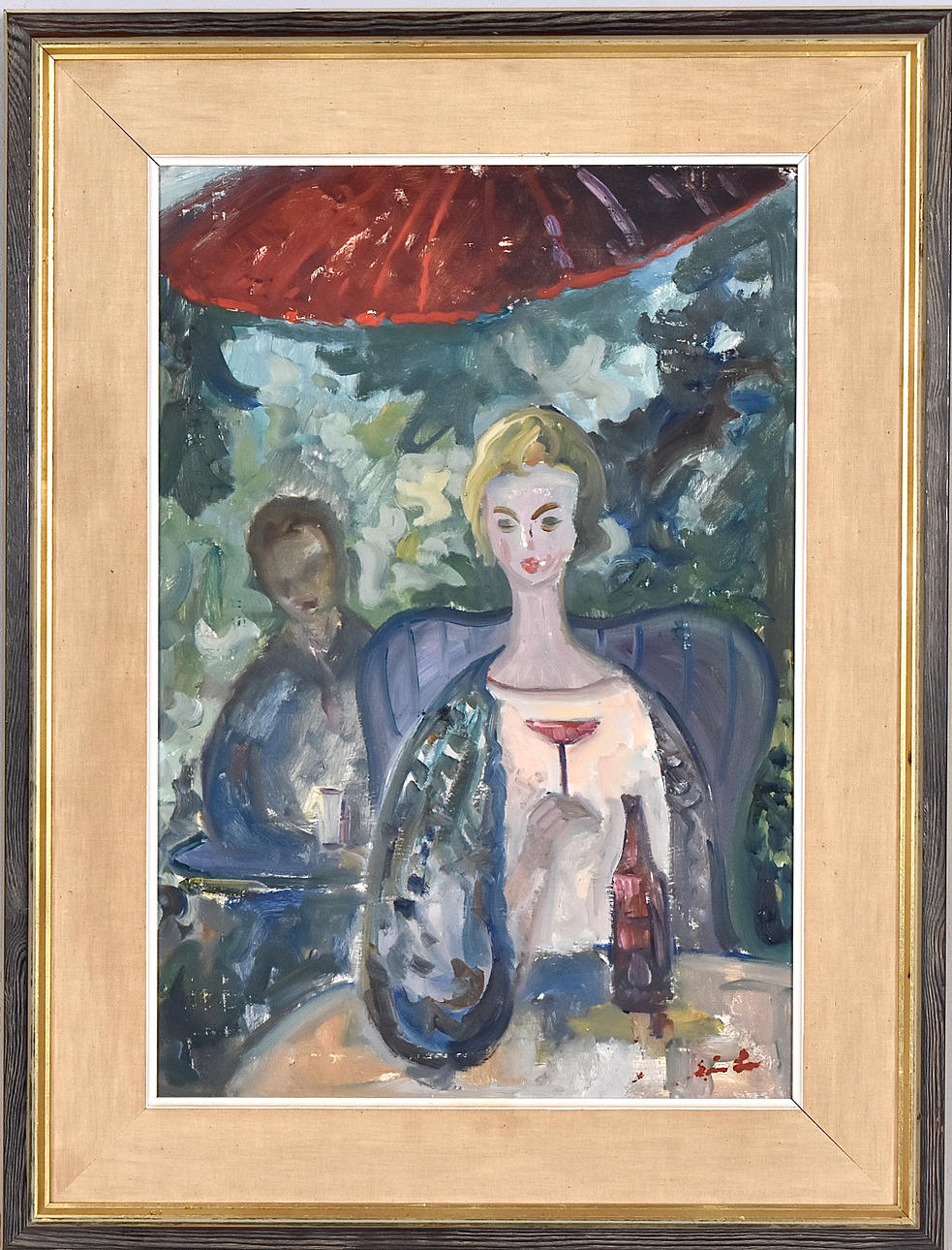 OIDENTIFIERAD KONSTNÄR. Oil on panel.