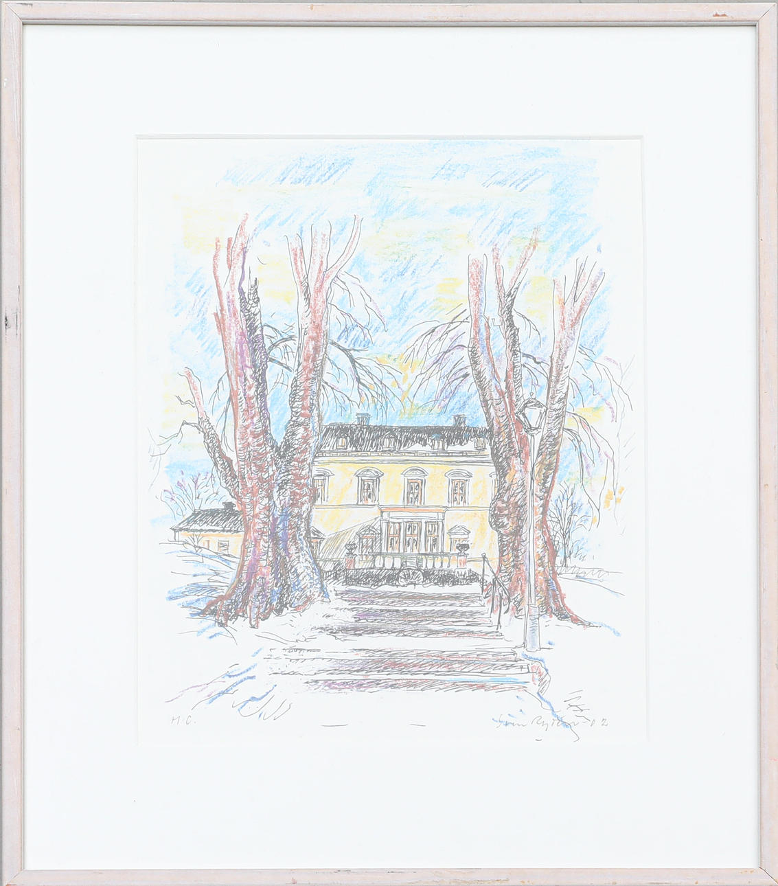 SVEN RYDEN. Pastel, dated -02, signed.