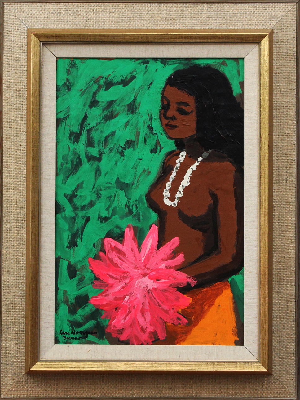 LARS NORRMAN. OIL, on panel, signed.