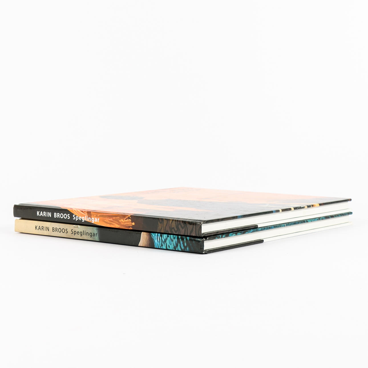 BÖCKER 2 stycken, Karin Broos, Speglingar.