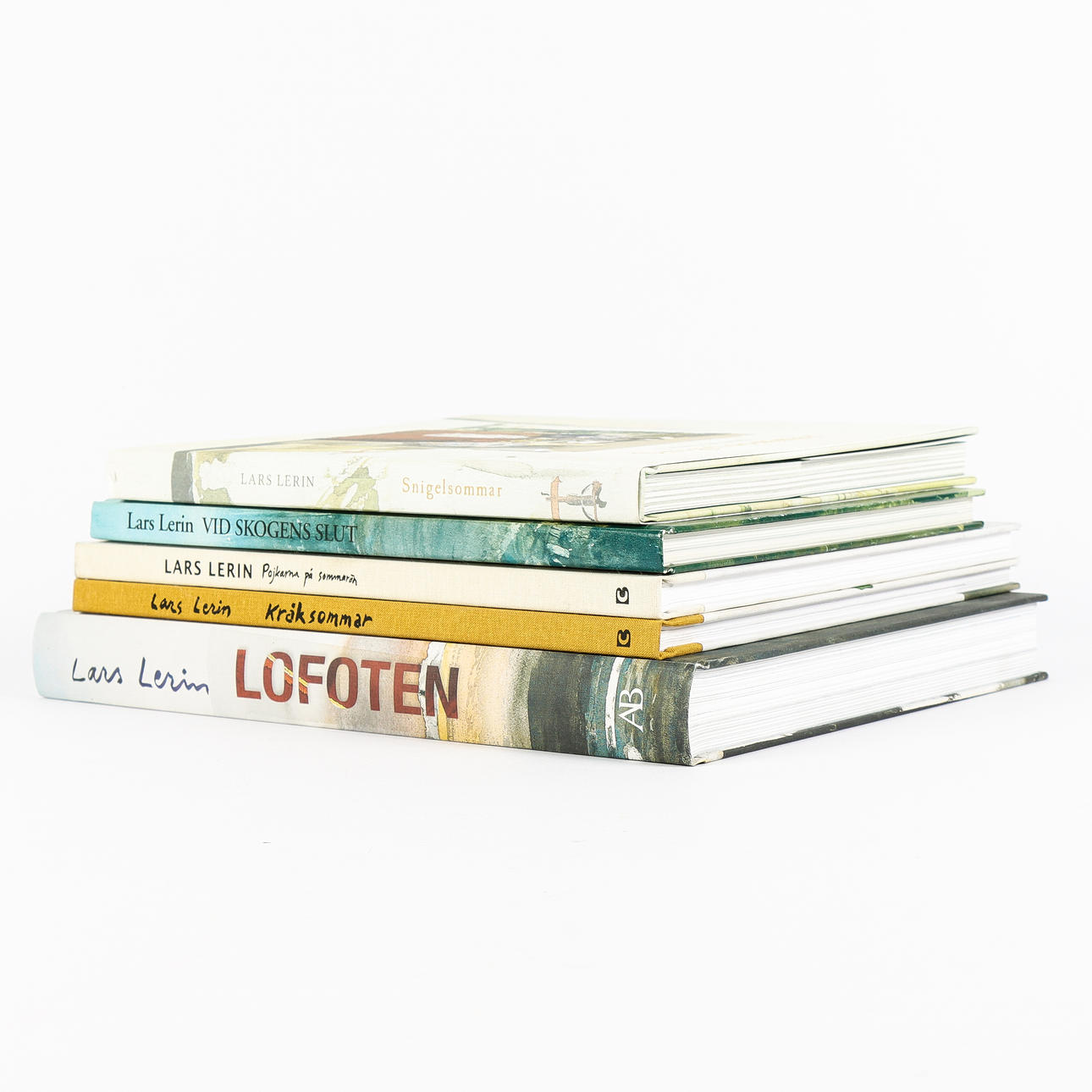 BÖCKER 5 stycken, Lars Lerin.