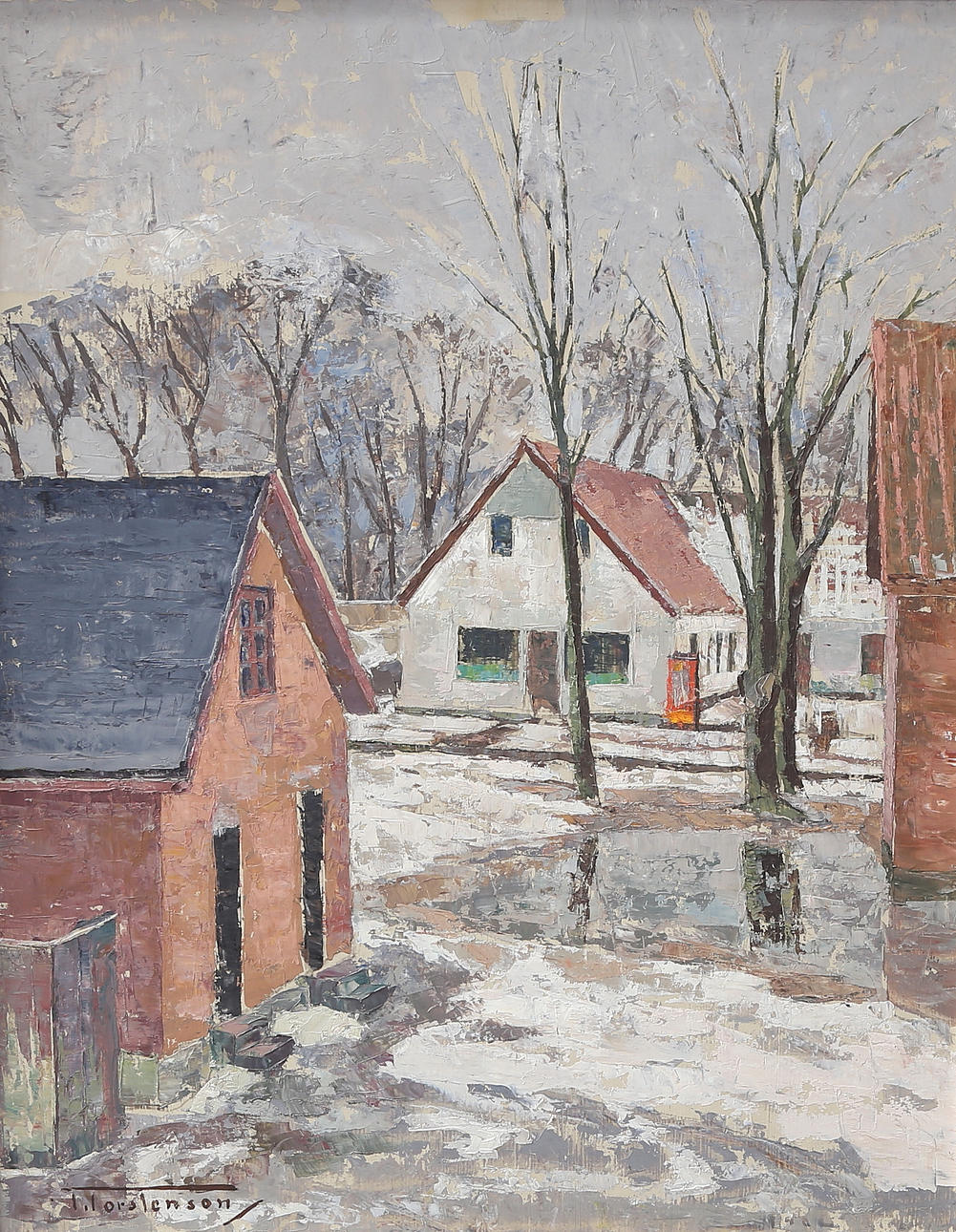 TORSTEN TORSTENSON. oil on canvas, signed.