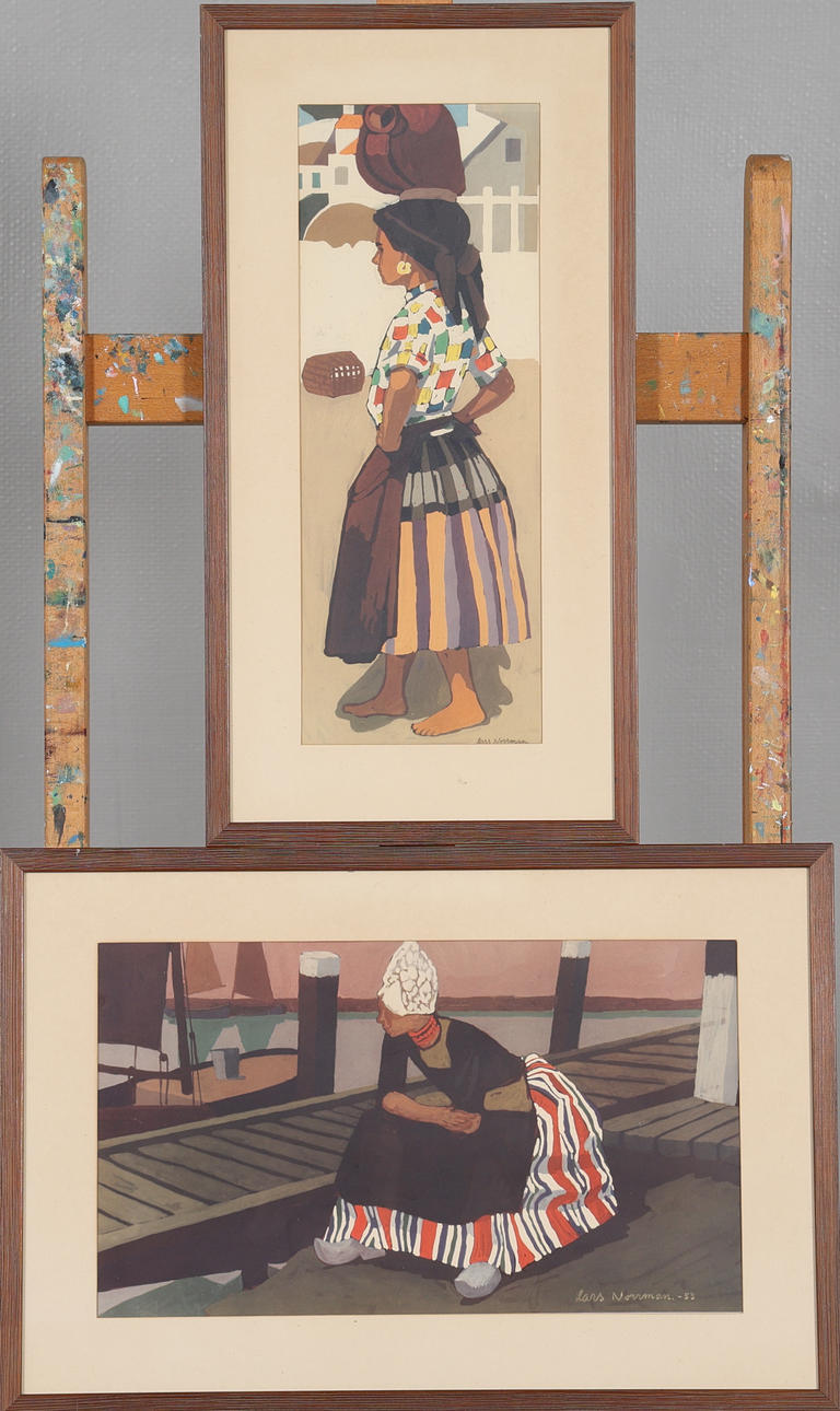 LARS NORRMAN. TRYCK 2 stycken.