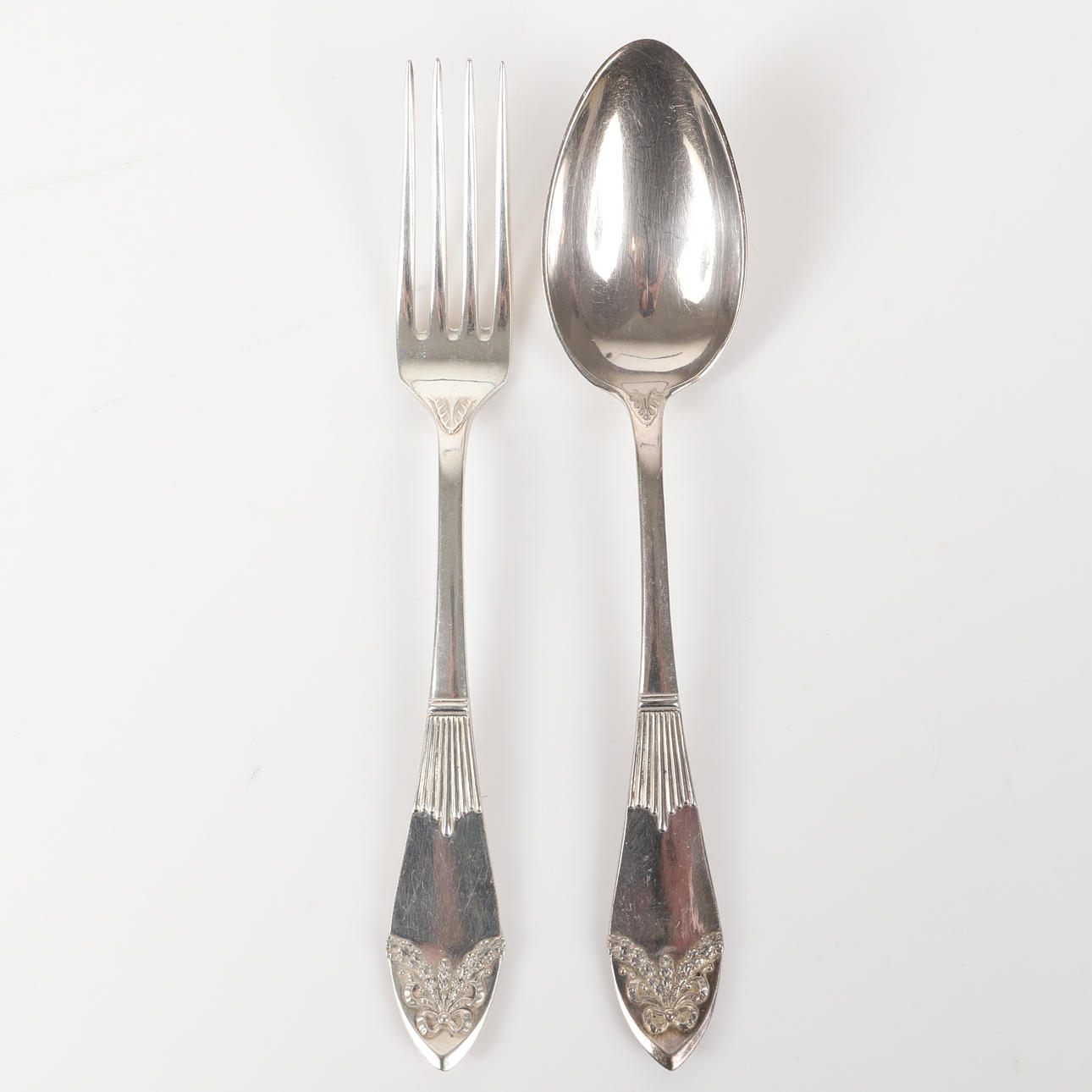 BESTIK, 18 delar, "Empire", nysilver.