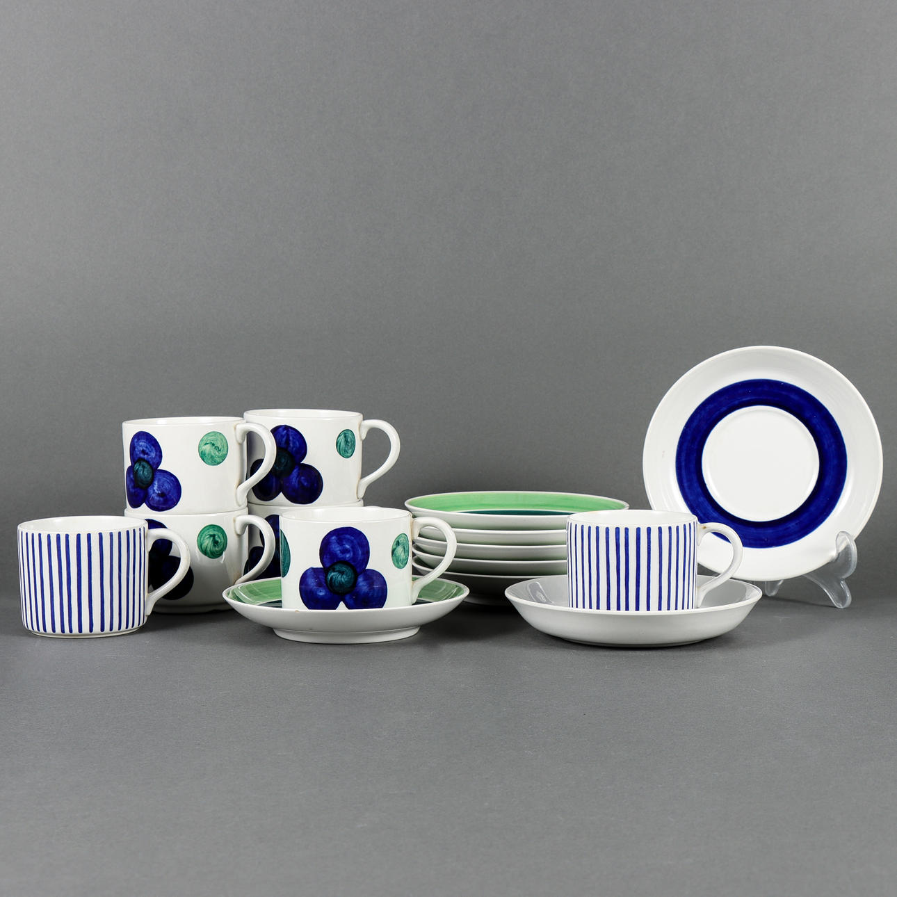 KAFFEKOPPAR porslin, retro.