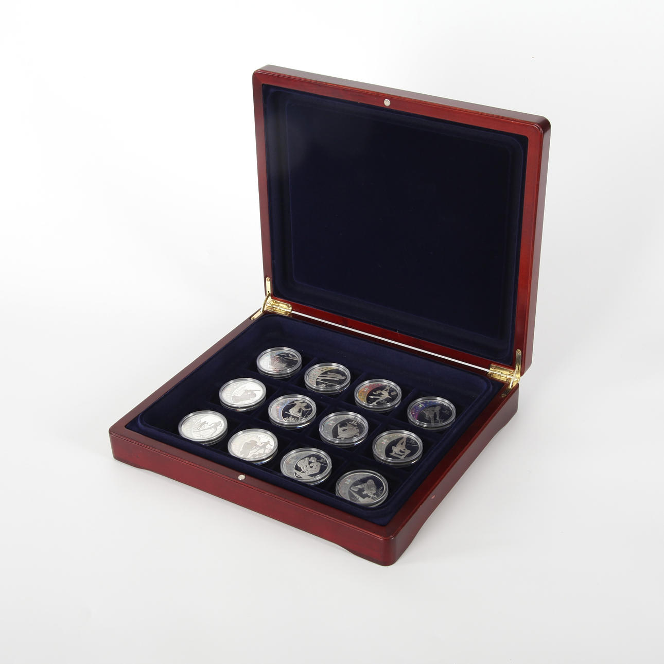 "VINTER OS VANCOUVER 2010", 12 st samlarmynt, silver.