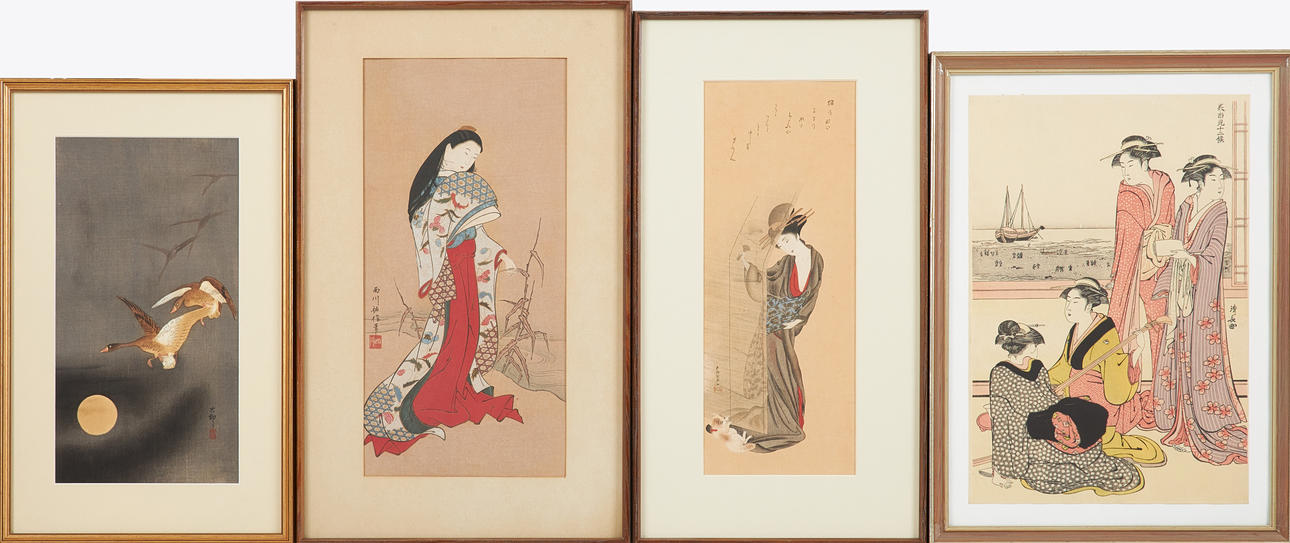 JAPANSKA TRÄSNITT, 4 st.