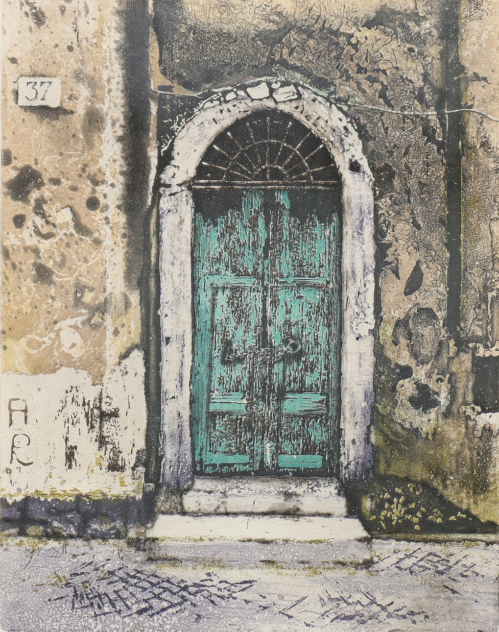 JOSEF SCHIBLI. Etsning 8/110, signerad.