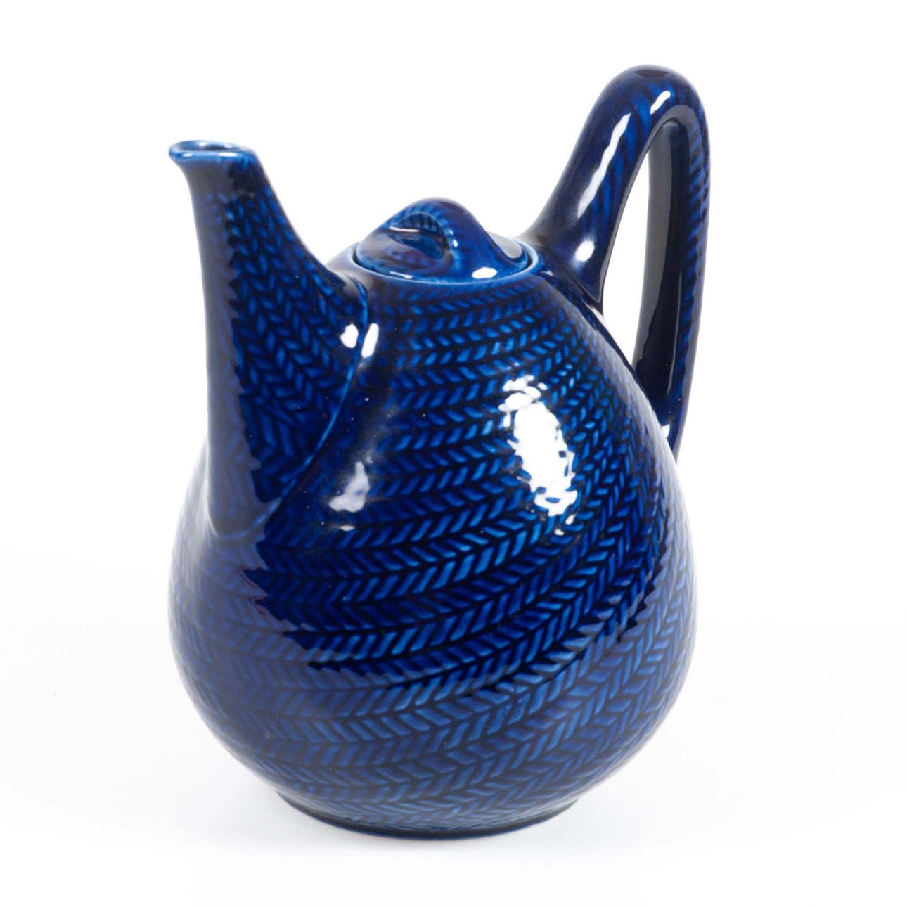 HERTHA BENGTSON. Teapot “Blue fire”, Rörstrand.