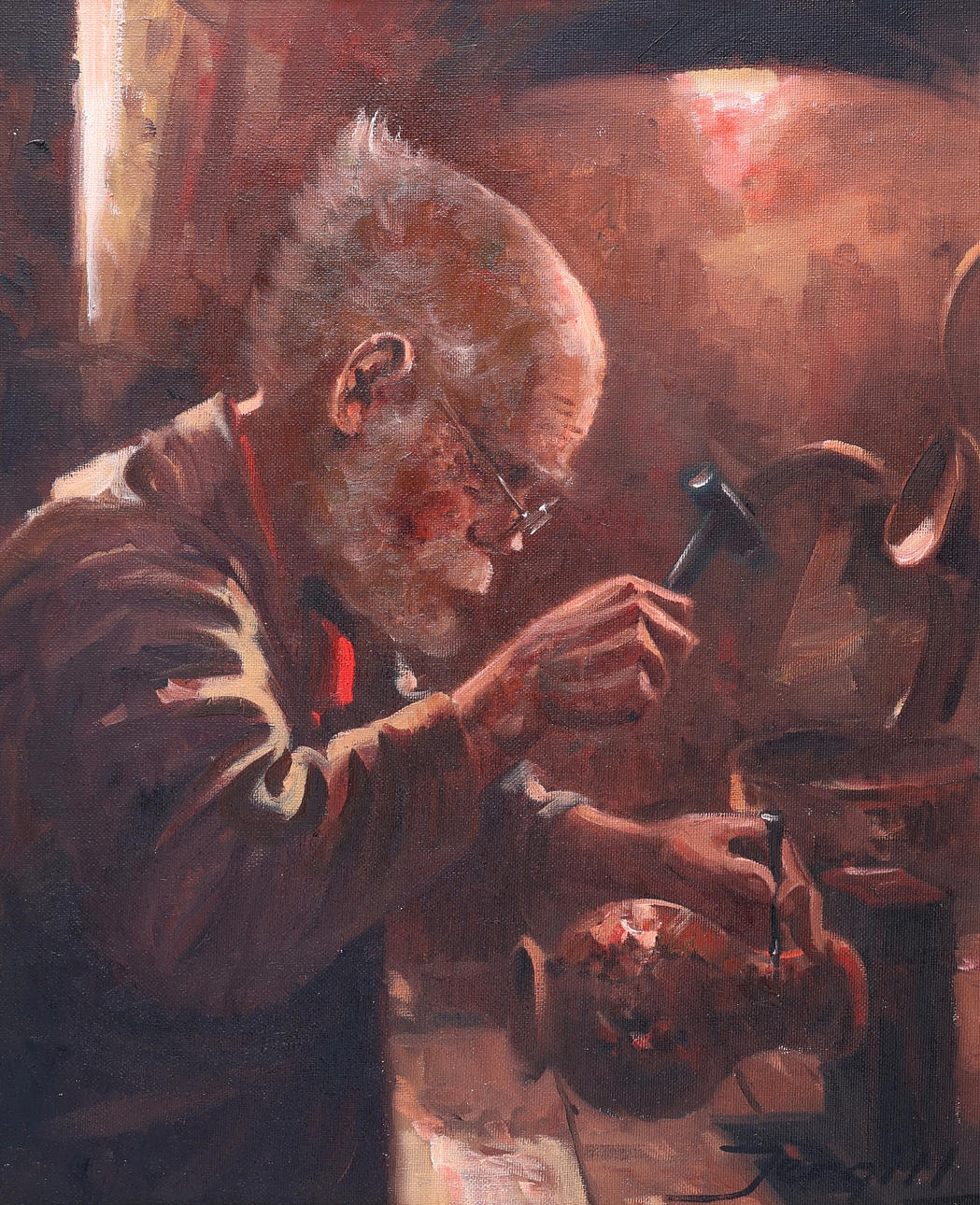 TORALF JERGILL. Olja på duk, signerad.