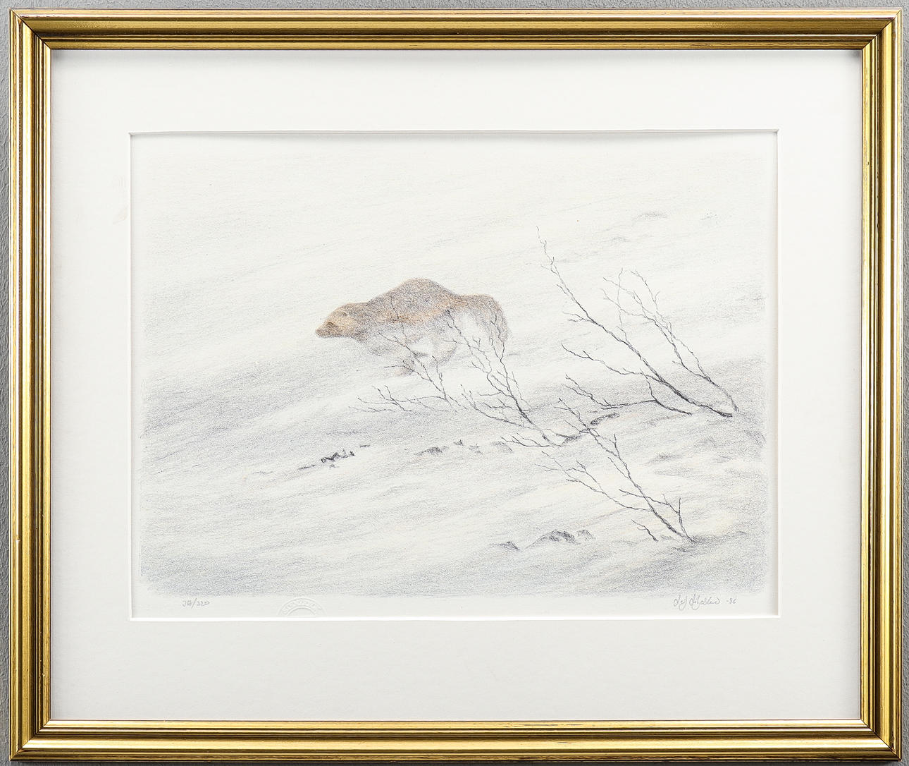 LEIF LILJEBLAD. Lithograph 318/320, signed -86.