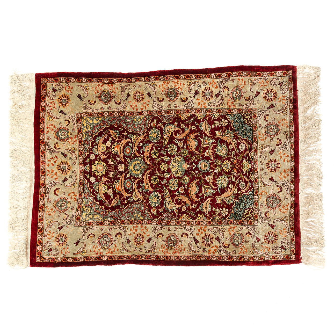 MATTA. Kirman, silke, semiantik, 108 x 79 cm.