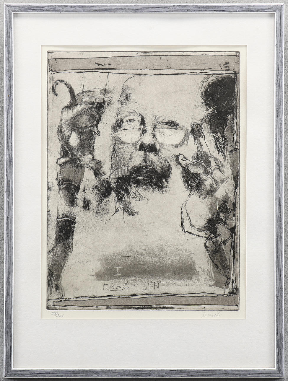 RUNE CLAESSON. Etching 188/260, signed.