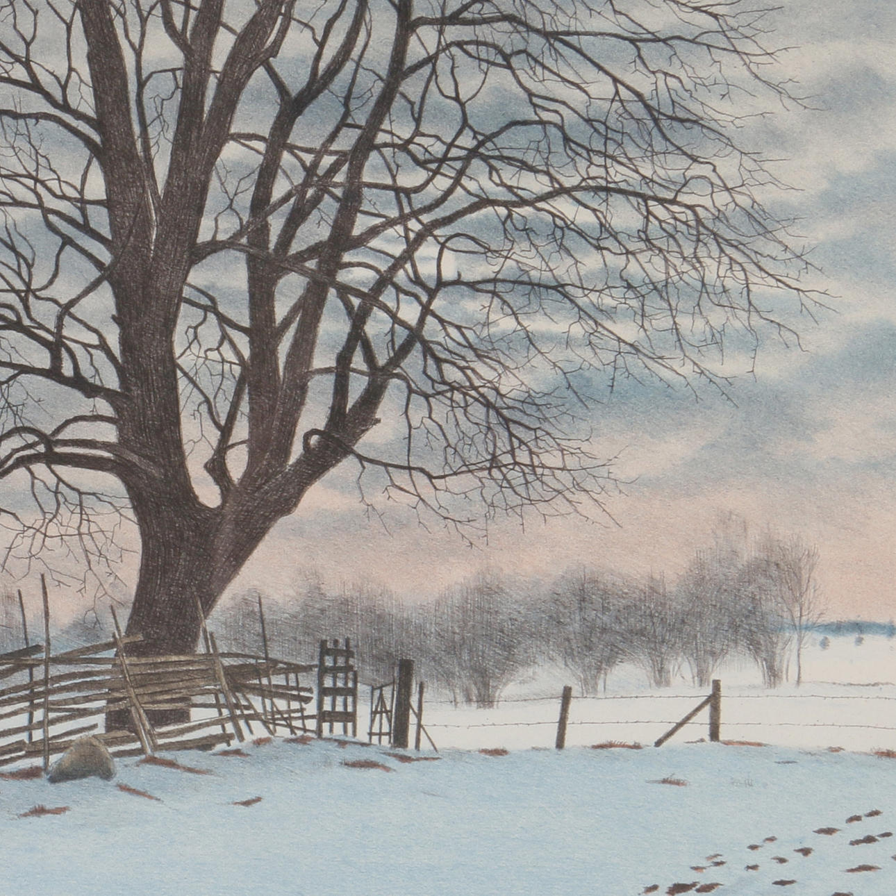 REINHOLD LJUNGGREN. Färglitografi, signerad samt numrerad HC XLVII/L.