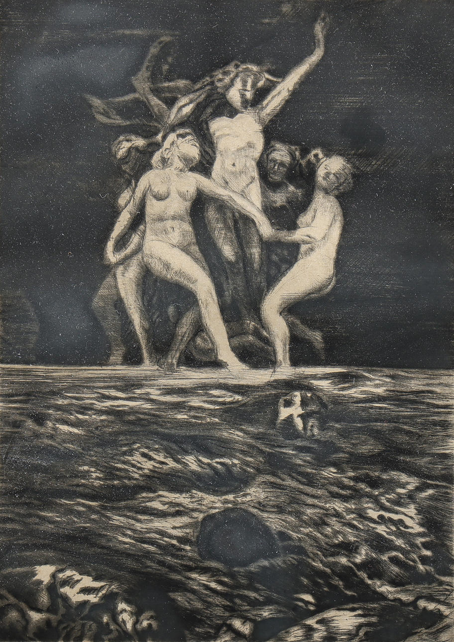 HOLGER KARLSSON. Etching 18/100, signed.