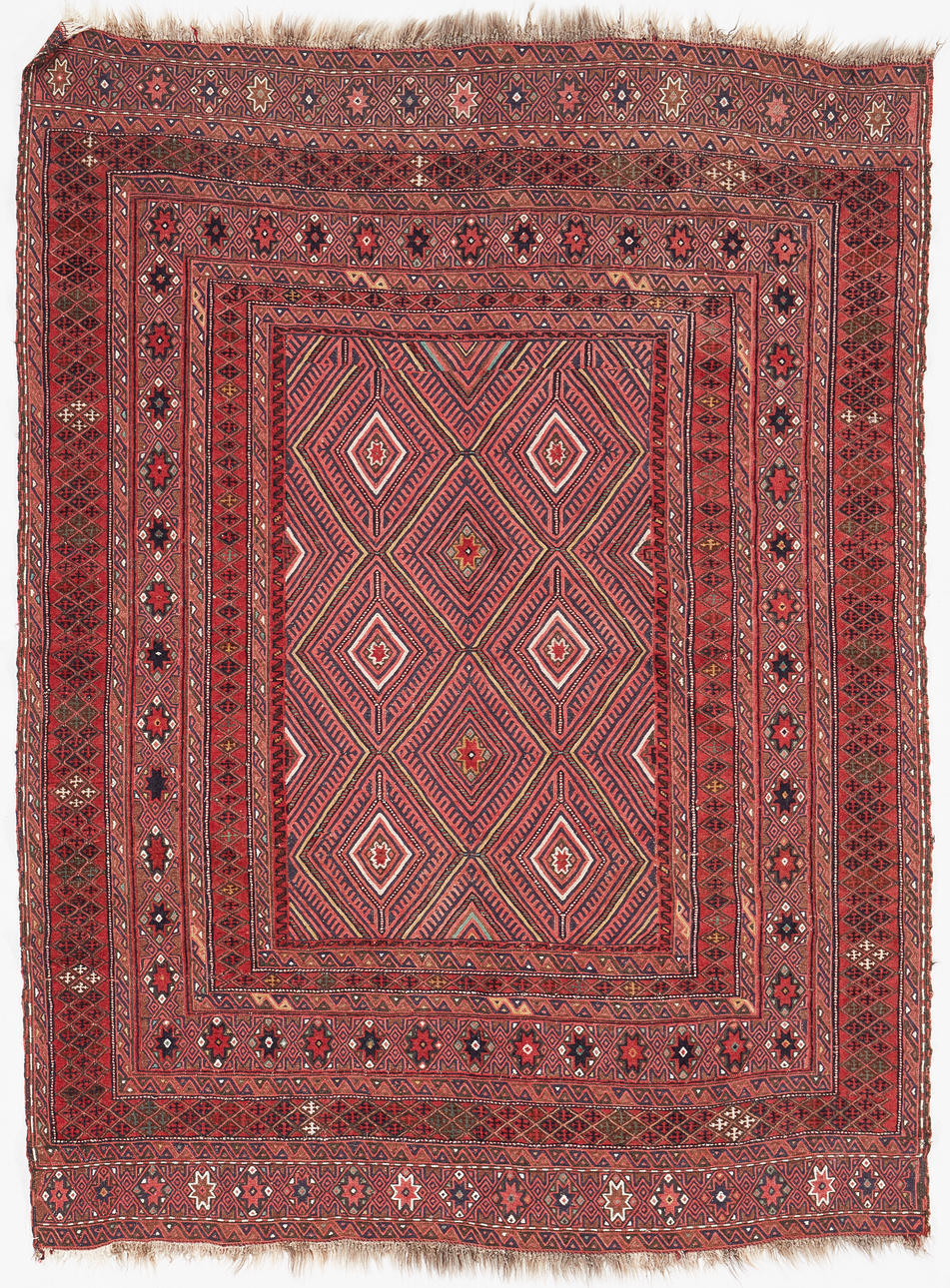 ORIENTMATTA, vävd i soumakteknik.