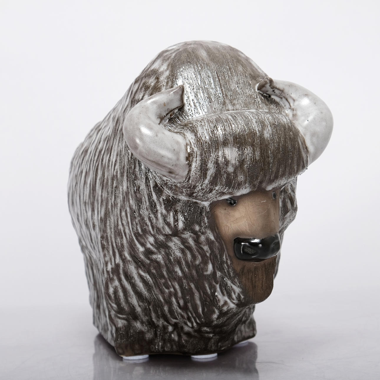 GÖRAN ANDERSSON. Figure, Earthenware, “Bisonoxe”, No: 3003, Upsala-Ekeby.
