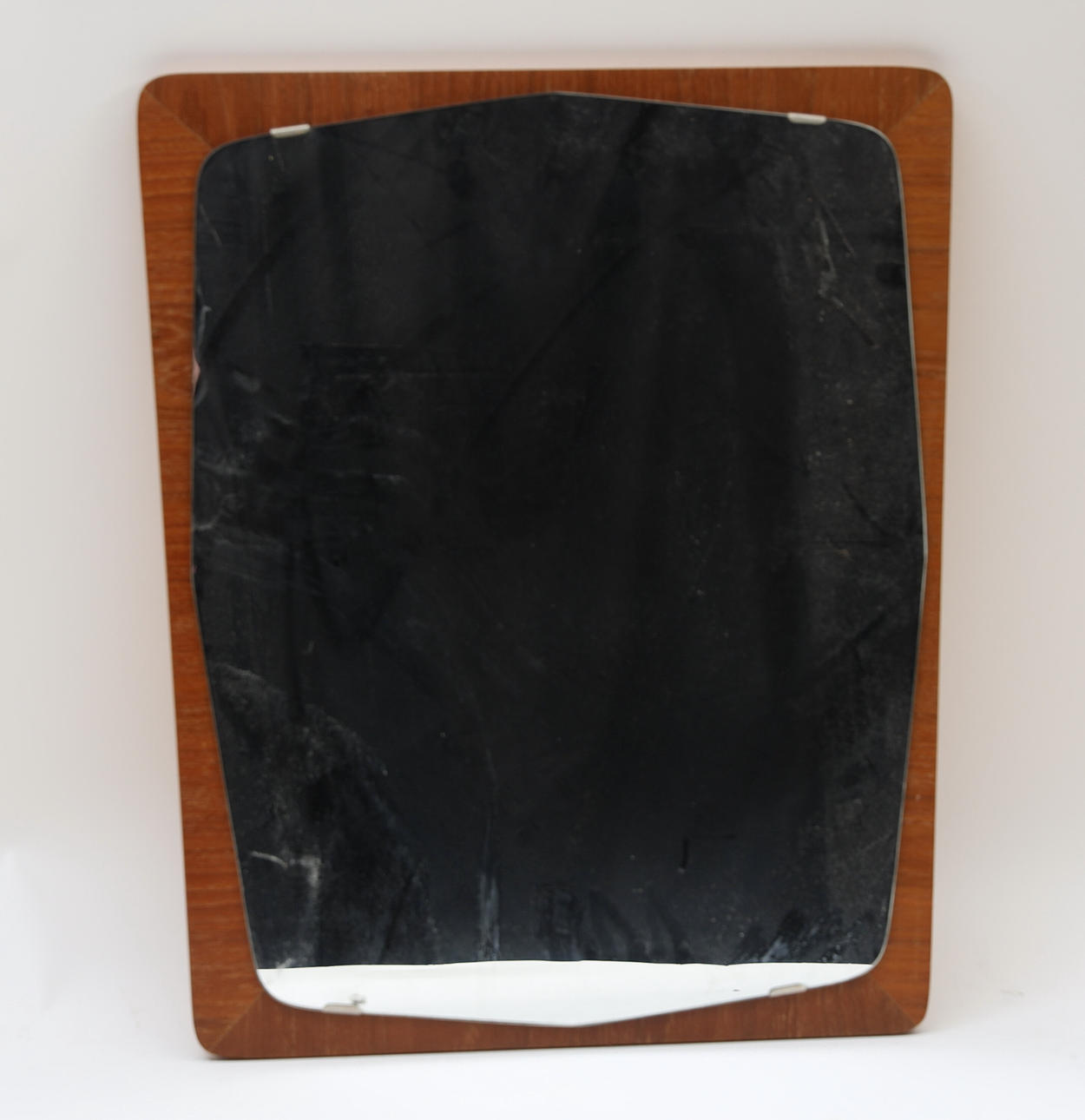 A 1950's mirror, Teak.