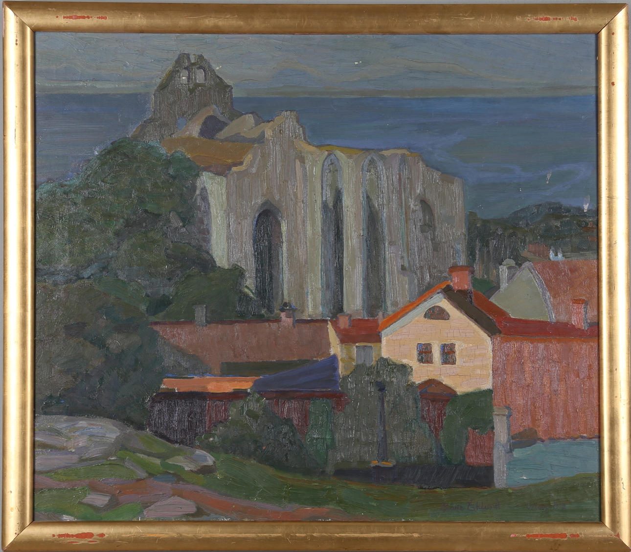 KALLE EKLUND. olja på duk, signerad och daterad 1912.