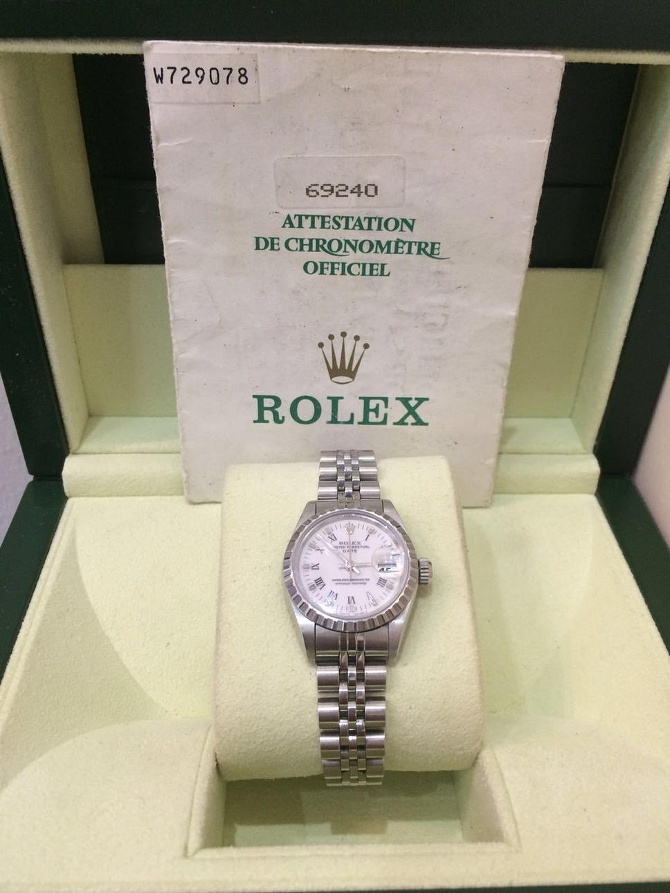 ROLEX, Datejust, Damen, Edelstahl.