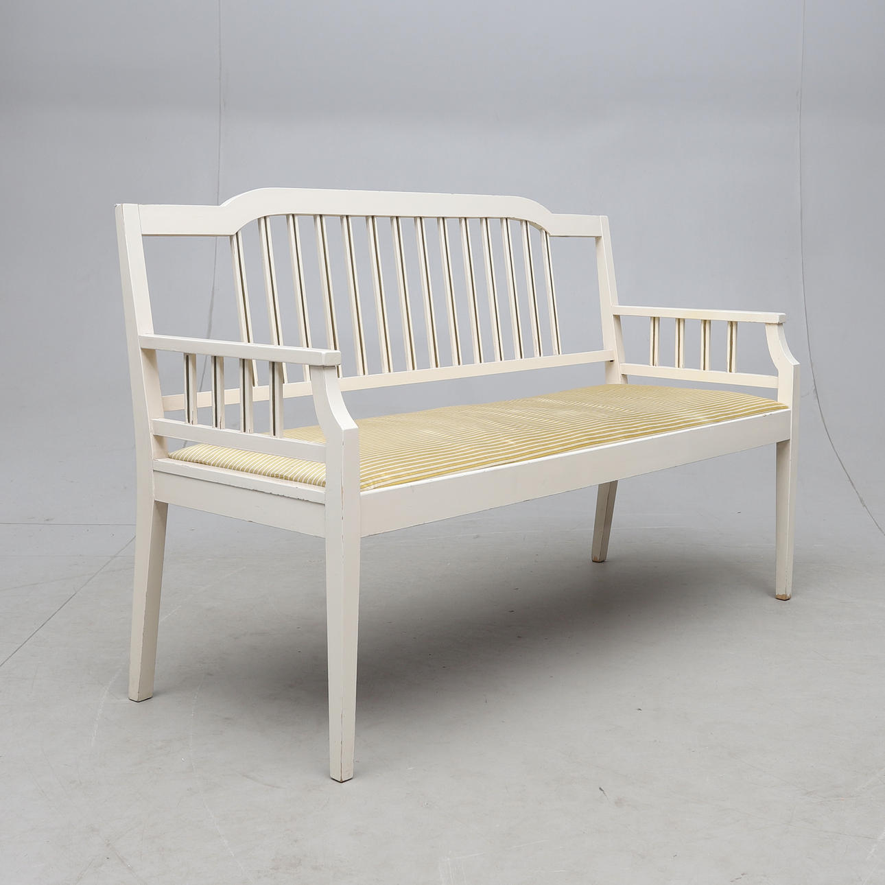 A sofa, “Carl Larson style”, circa 1900.