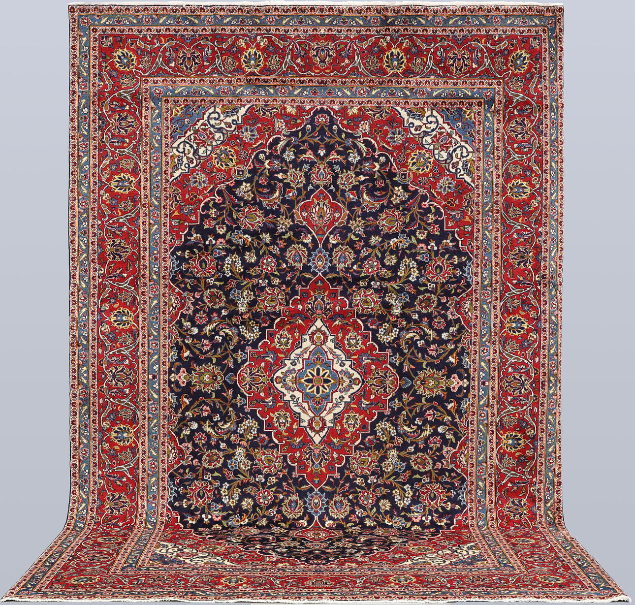 CARPET, “Keshan”, 370 x 246 cm.
