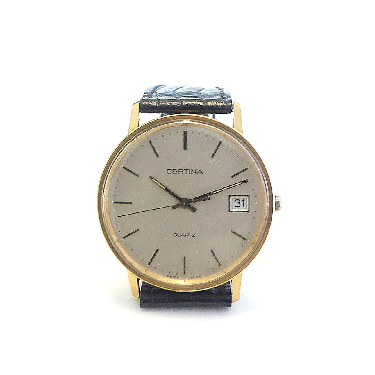 ARMBANDSUR, Certina, quartz guld 18 k.