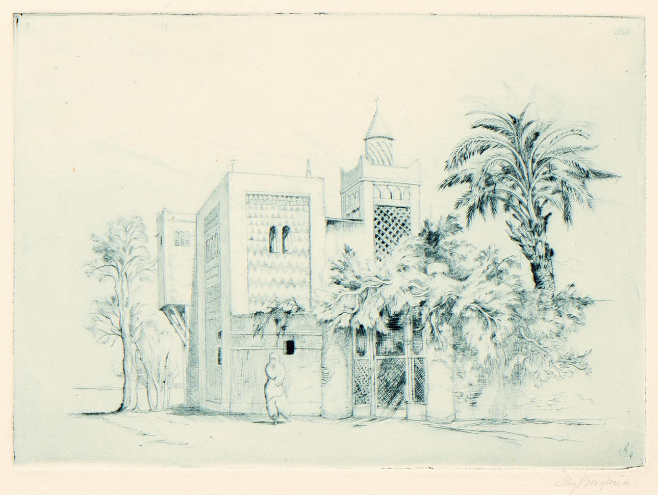 STIG BORGLIND. “The Mosque”, 1921.