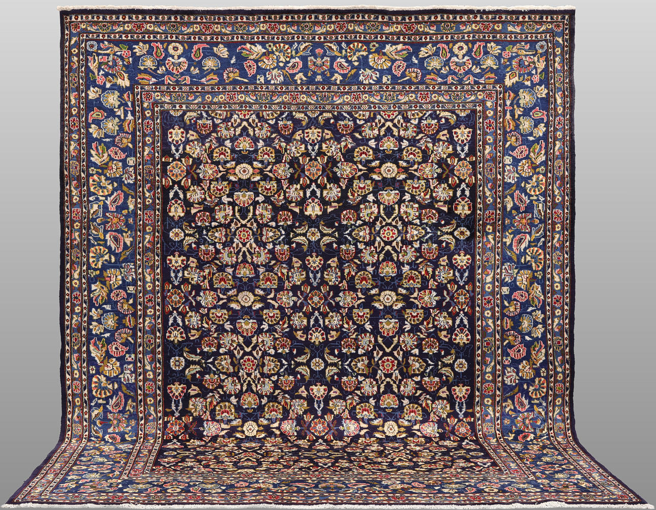 A CARPET, “Elderly Keshan”, 334 x 250 cm.