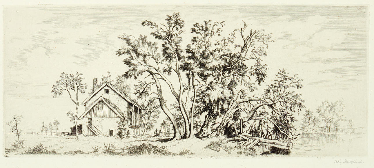 STIG BORGLIND. “Landscape Study I”, 1922.