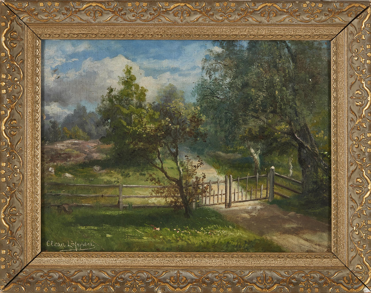 CLARA LÖFGREN. Summer landscape.