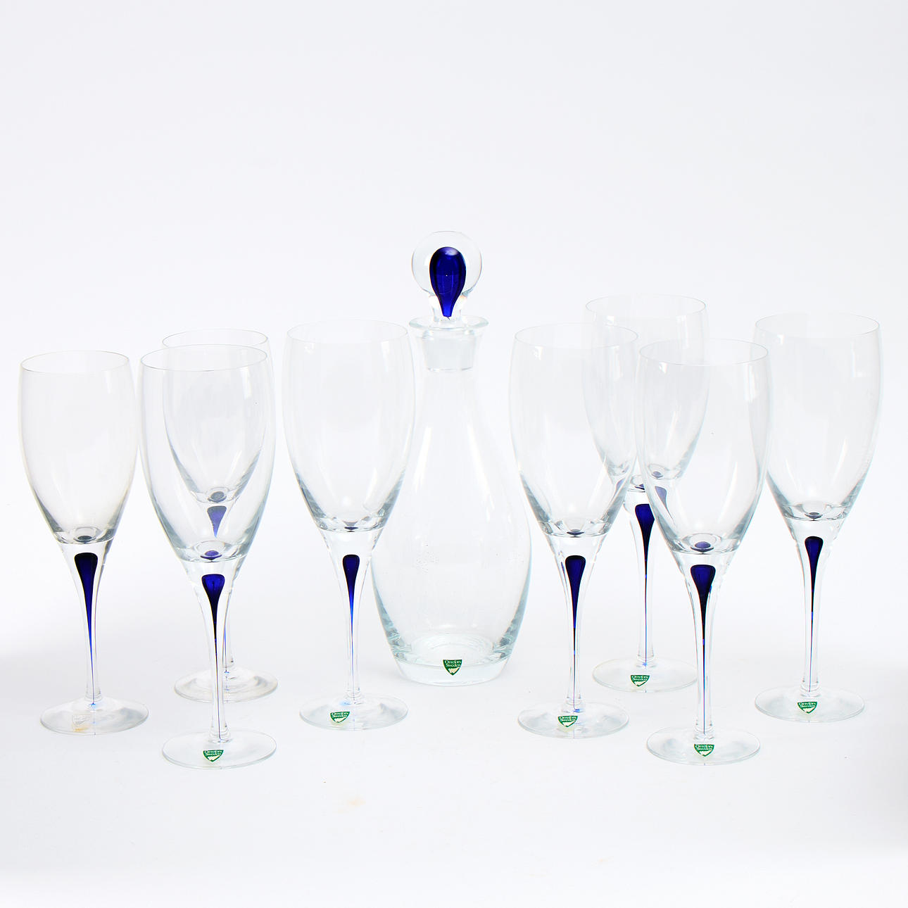 ERIKA LAGERBIELKE. Servis 9 dlr "Intermezzo" Orrefors.