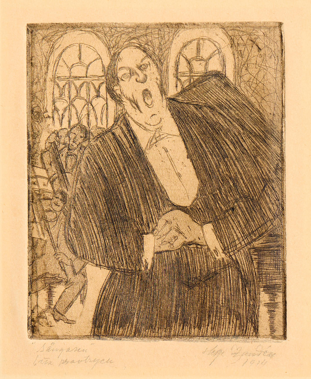 HELGE ZANDÉN. “The Singer”.