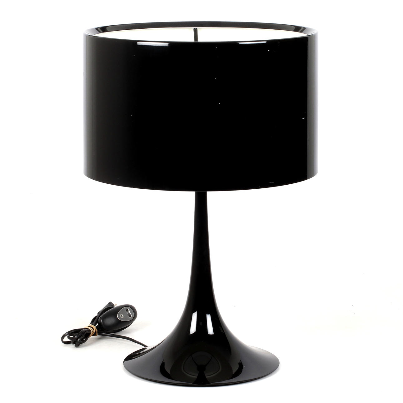 SEBASTIAN WRONG. Table lamp, “Spun Light T1", Flos, Italy.