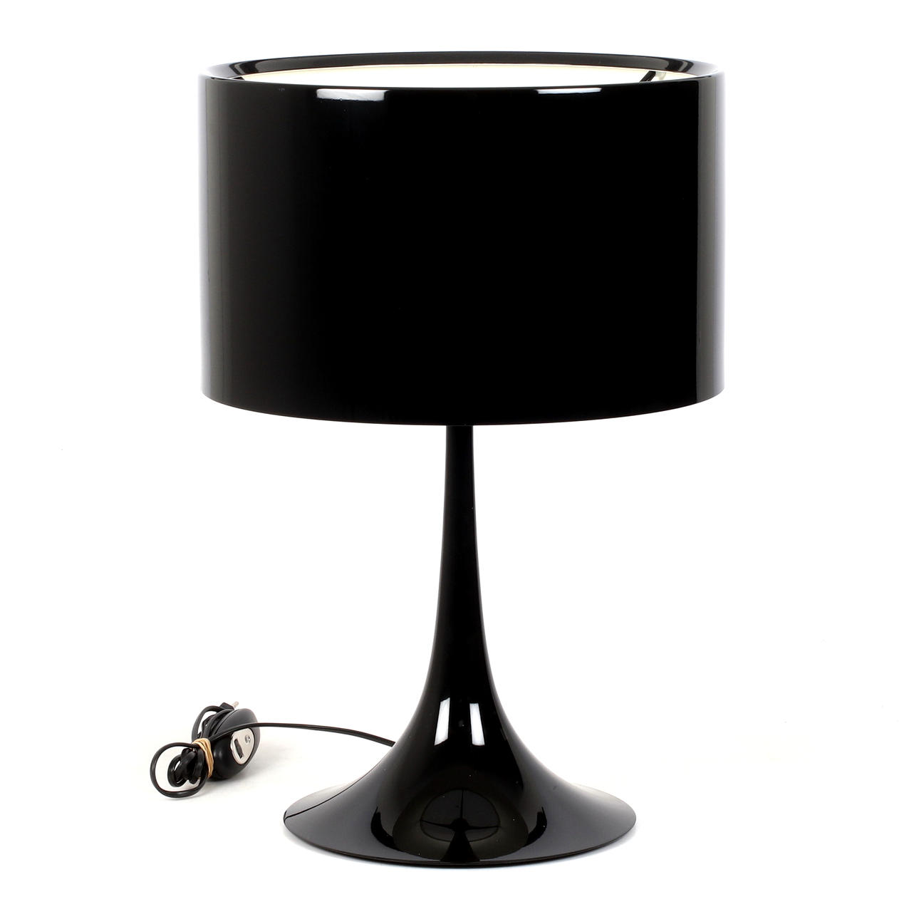 SEBASTIAN WRONG. Table lamp, “Spun Light T1", Flos, Italy.