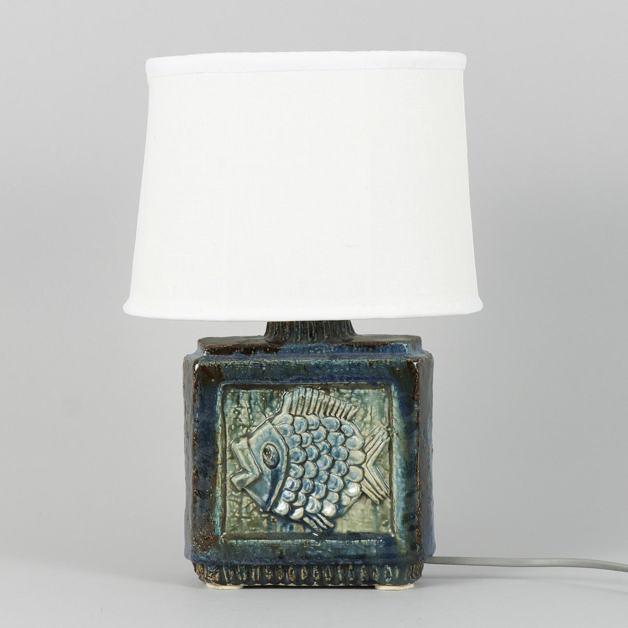 BORDSLAMPA Fischer Stengods.