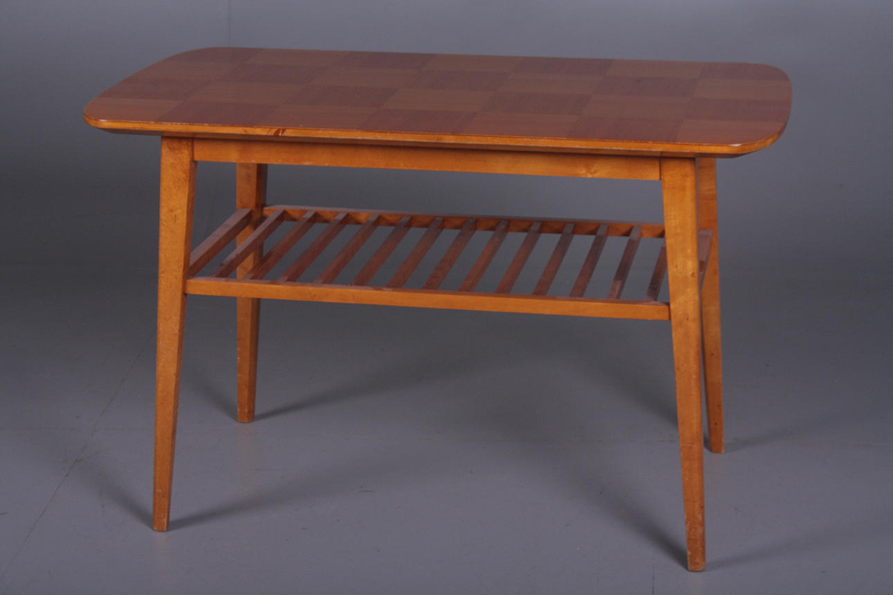 SOFFBORD med tidningshylla, Gemla.