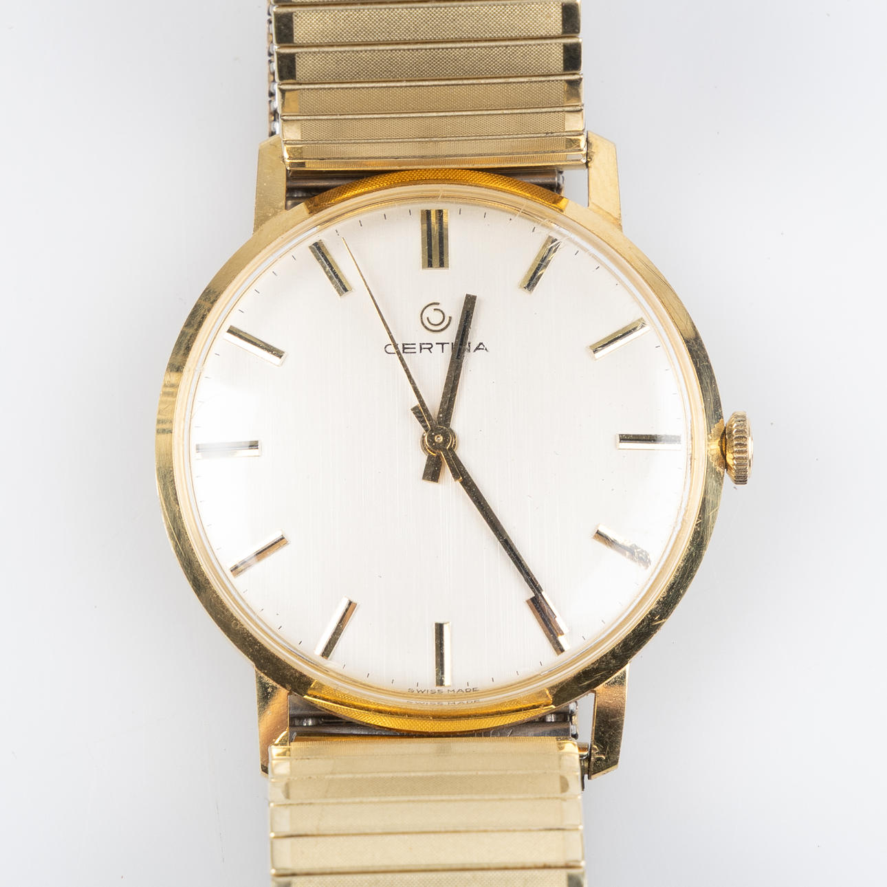 CERTINA, armbandsur, 34 mm, 18K guld, ca 1975.