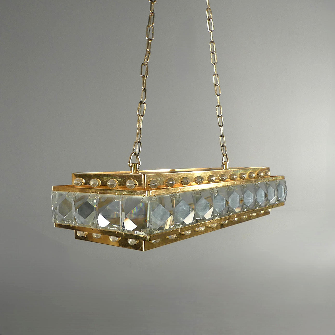 A 1970'S CEILING LAMP.