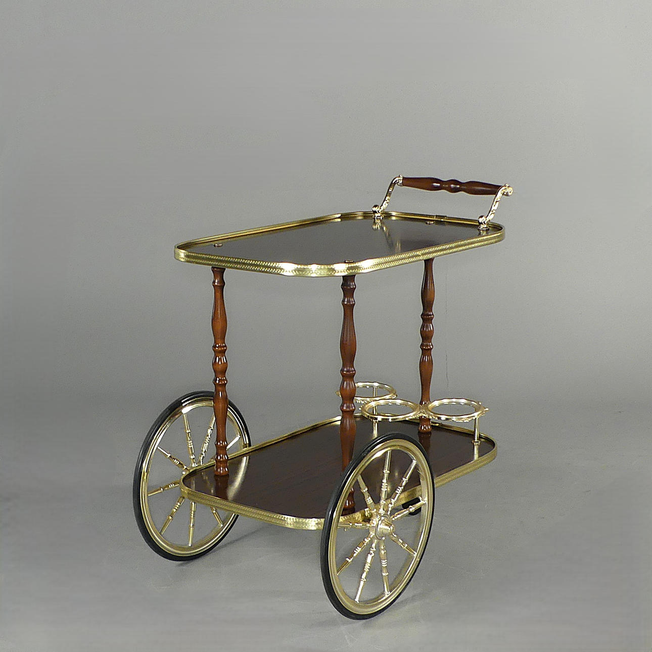 A 20th century dining trolley.