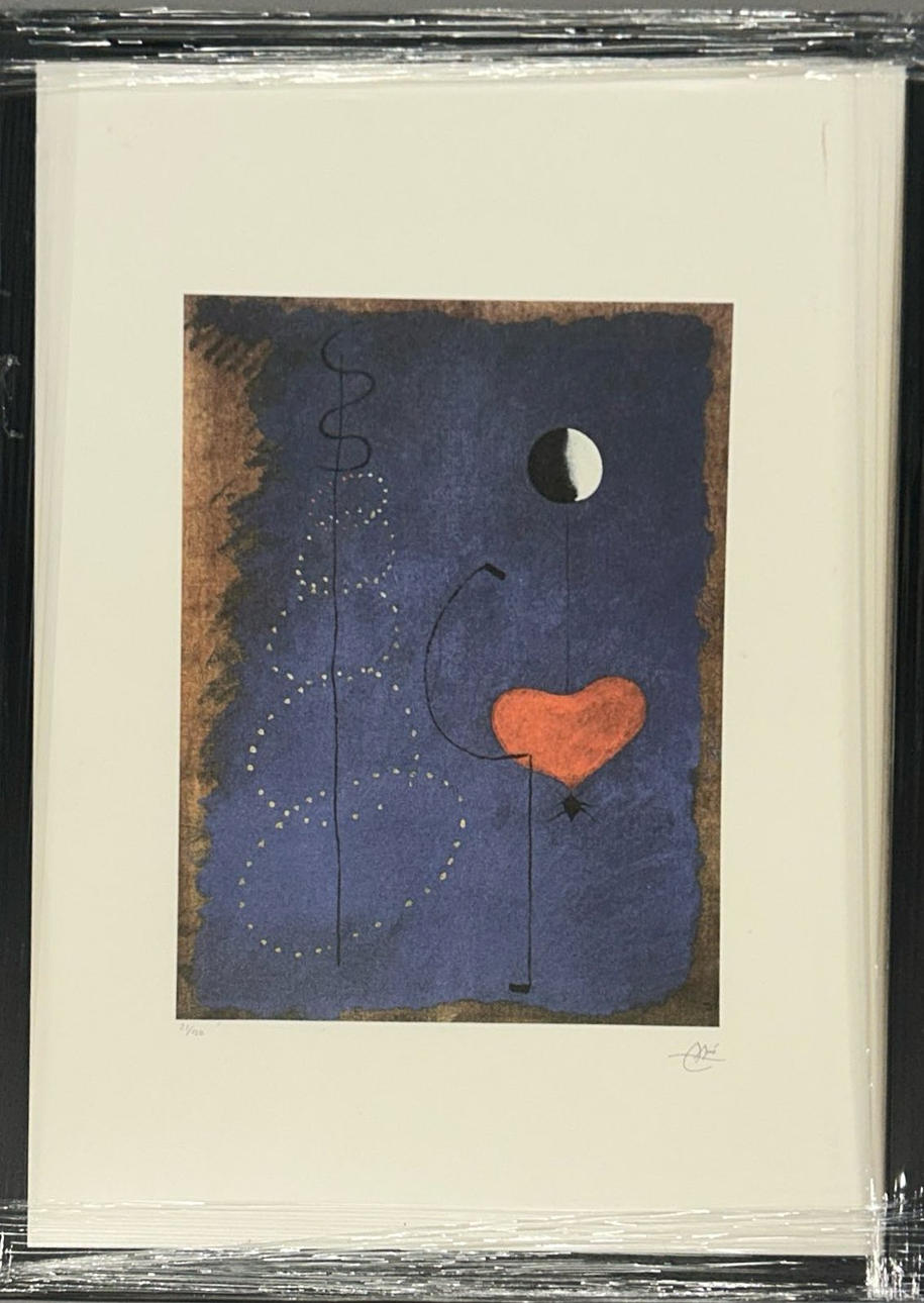 FRAMED MIRO PRINT.