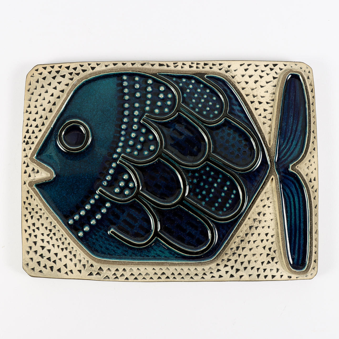 MARI SIMMULSON. Tavla, keramik, Upsala Ekeby.