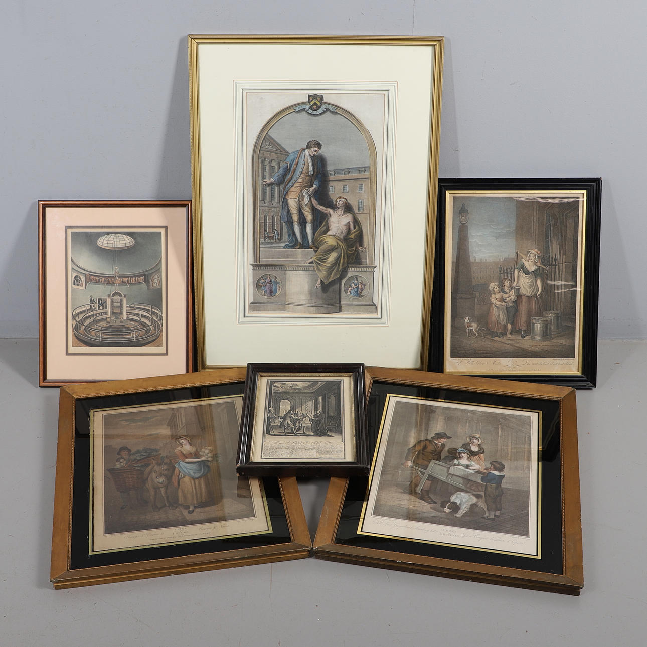 THREE FRAMED MEDICAL RELATED ENGRAVINGS.