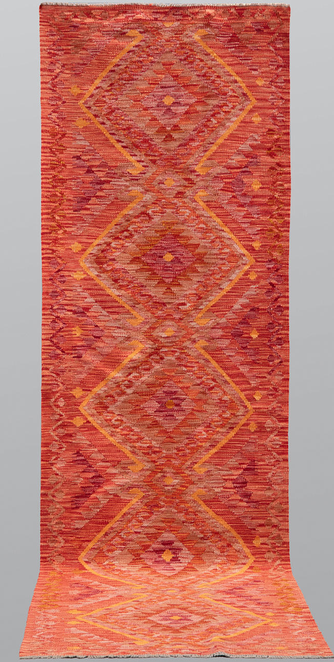 CARPET, “Kelim”, 291 x 85 cm.