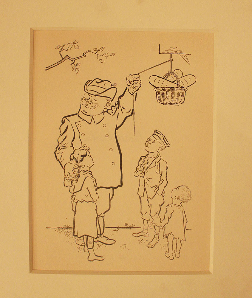 GEORGE GROSZ. grafik, besatt paddor 1921.