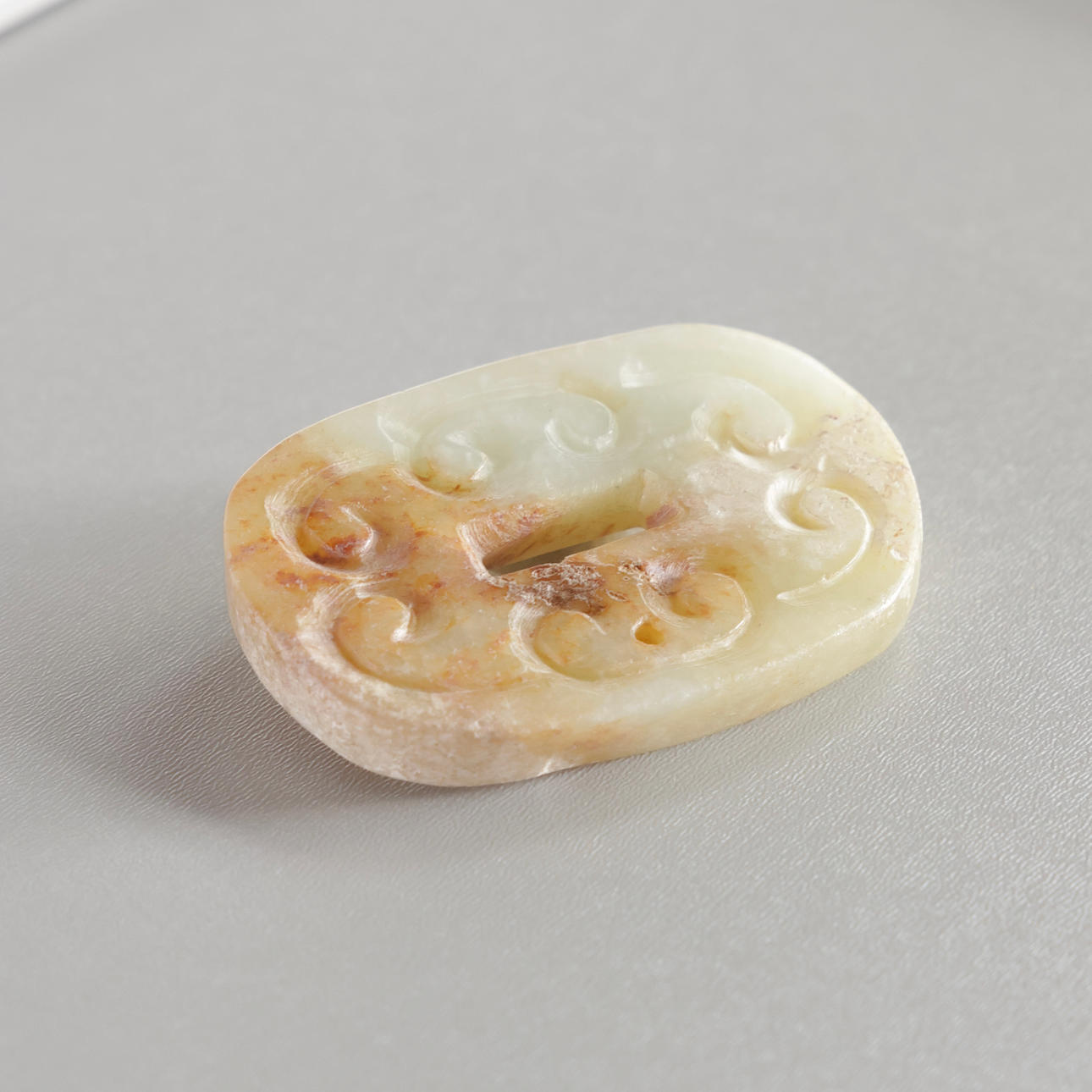 Chinese jade with carvings.