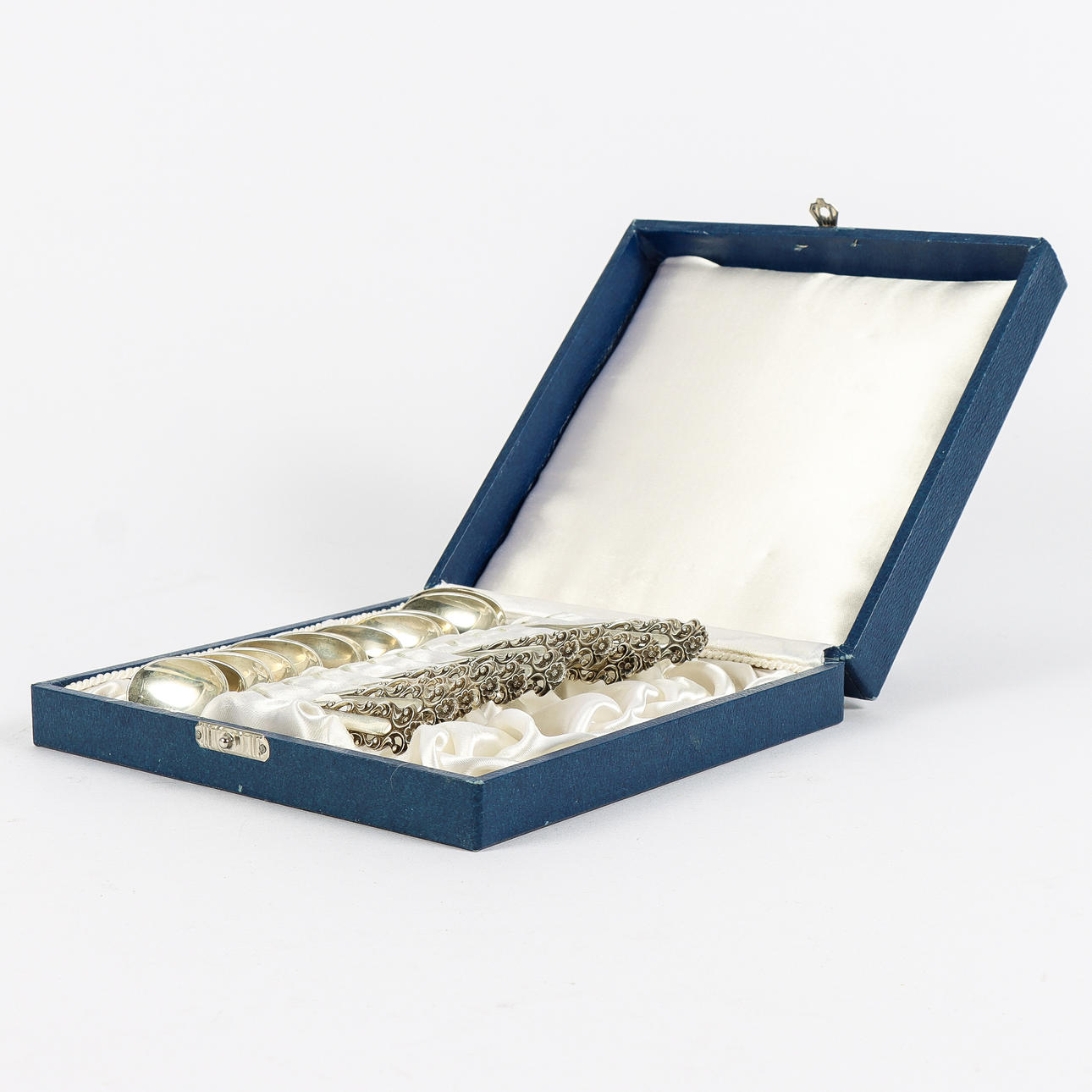 KAFFESKEDAR 12 stycken silver.