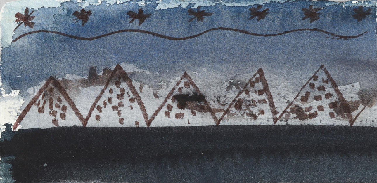 LARS LERIN. Landscape, Lofoten, 1988.