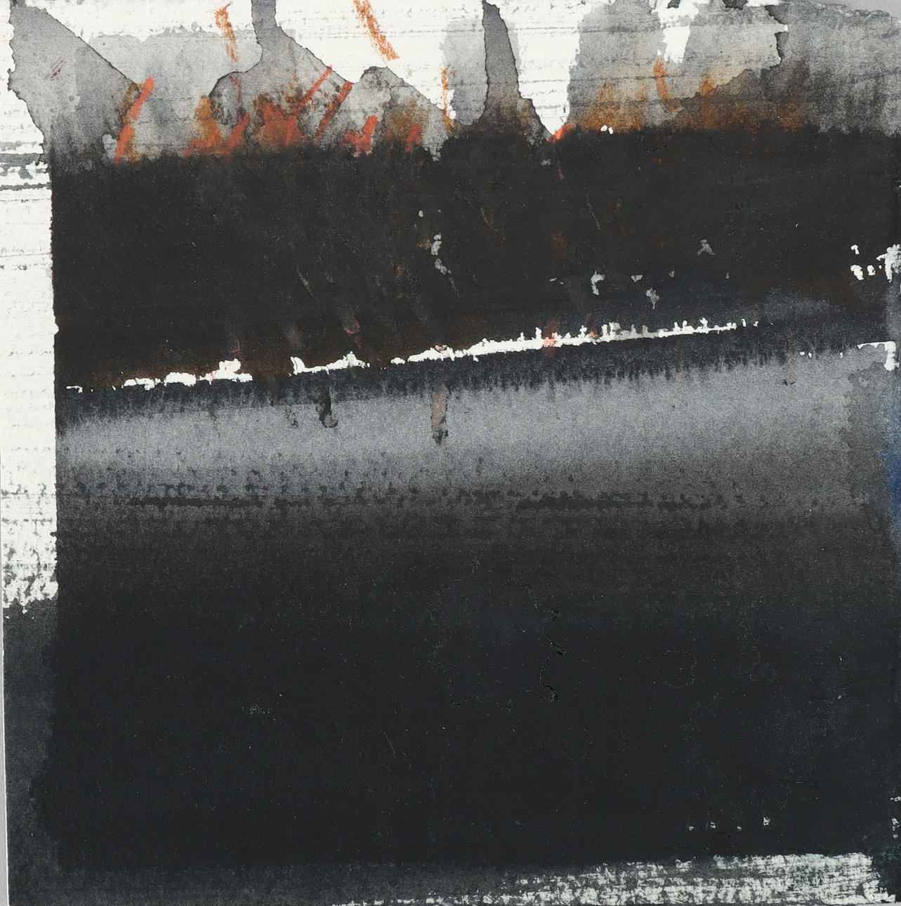 LARS LERIN. Black landscape.